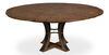 Tower Jupe Dining Table, Med,Light Mink, by Sarreid, 55" length x 55" width x 30" height thumbnail 11