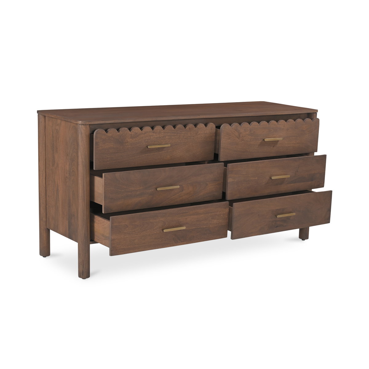 Wiley Dresser Vintage Brown, by Moe's Home, 63" width x 30" height x 19" depth View 3