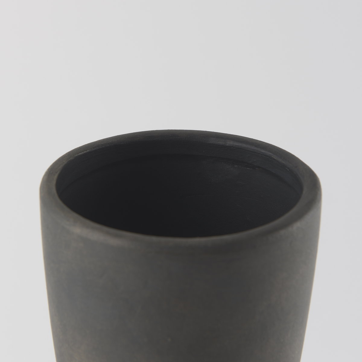 Kaz  Earthy Brown Ceramic Vase, by Mercana, 8.27" length x 3.94" width x 16.73" height View 8