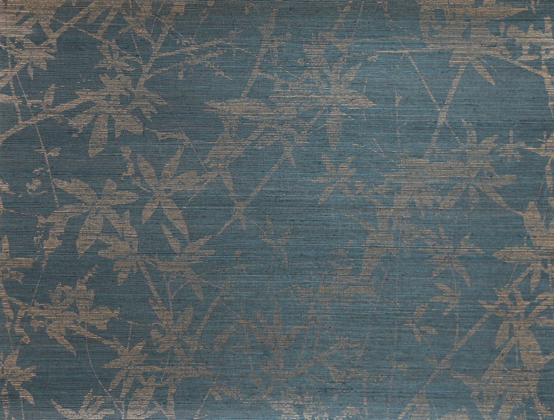 Sylvan Gold & Teal Wallpaper large image 
