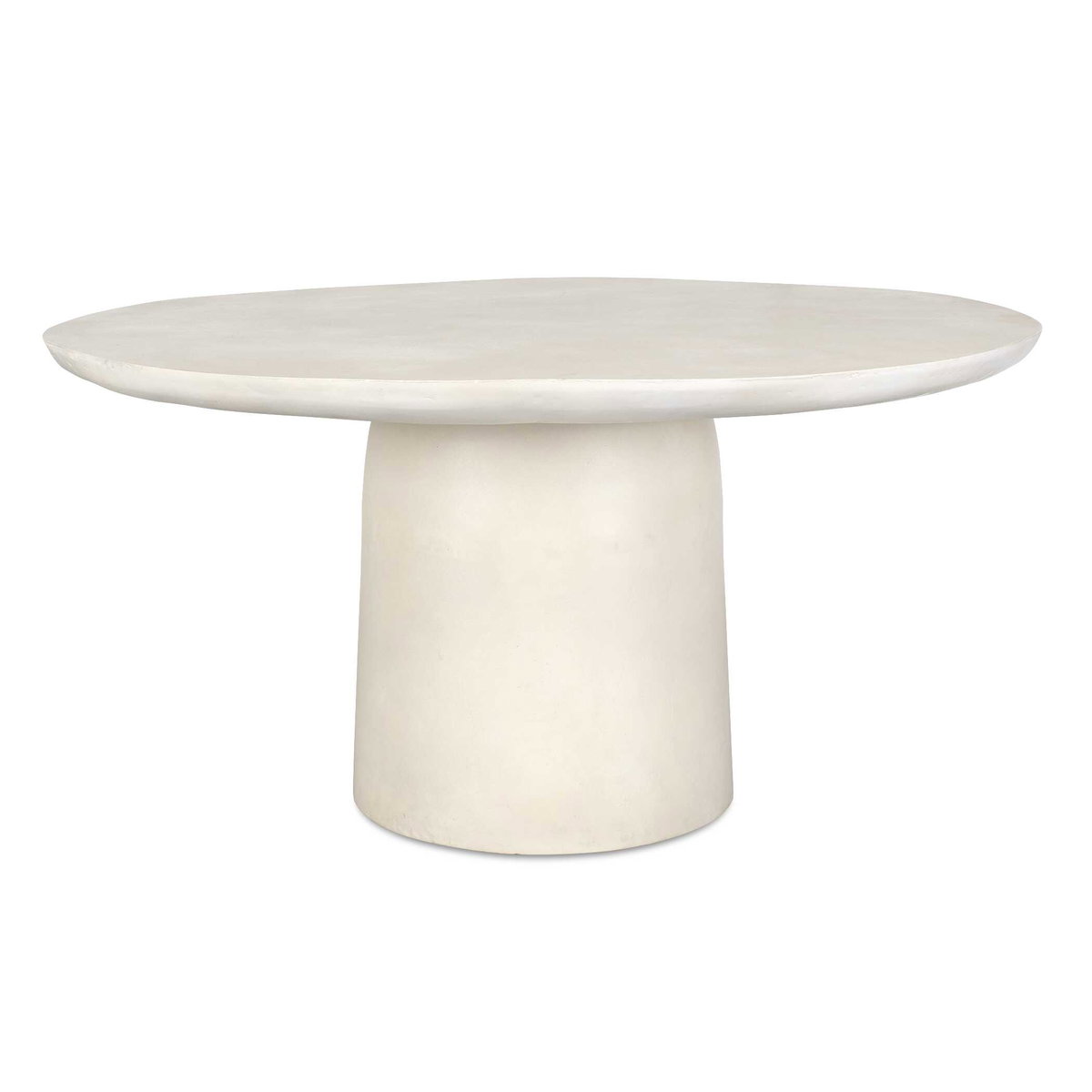 Madrone Warm White Outdoor Dining Table, Outdoor Table by Uttermost, 5' width x 2'6" height x 5' depth View 1