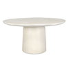 Madrone Warm White Outdoor Dining Table, Outdoor Table by Uttermost, 5' width x 2'6" height x 5' depth thumbnail 1