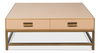 Gideon Shagreen Sq.Coffee Table Mushroom thumbnail 1