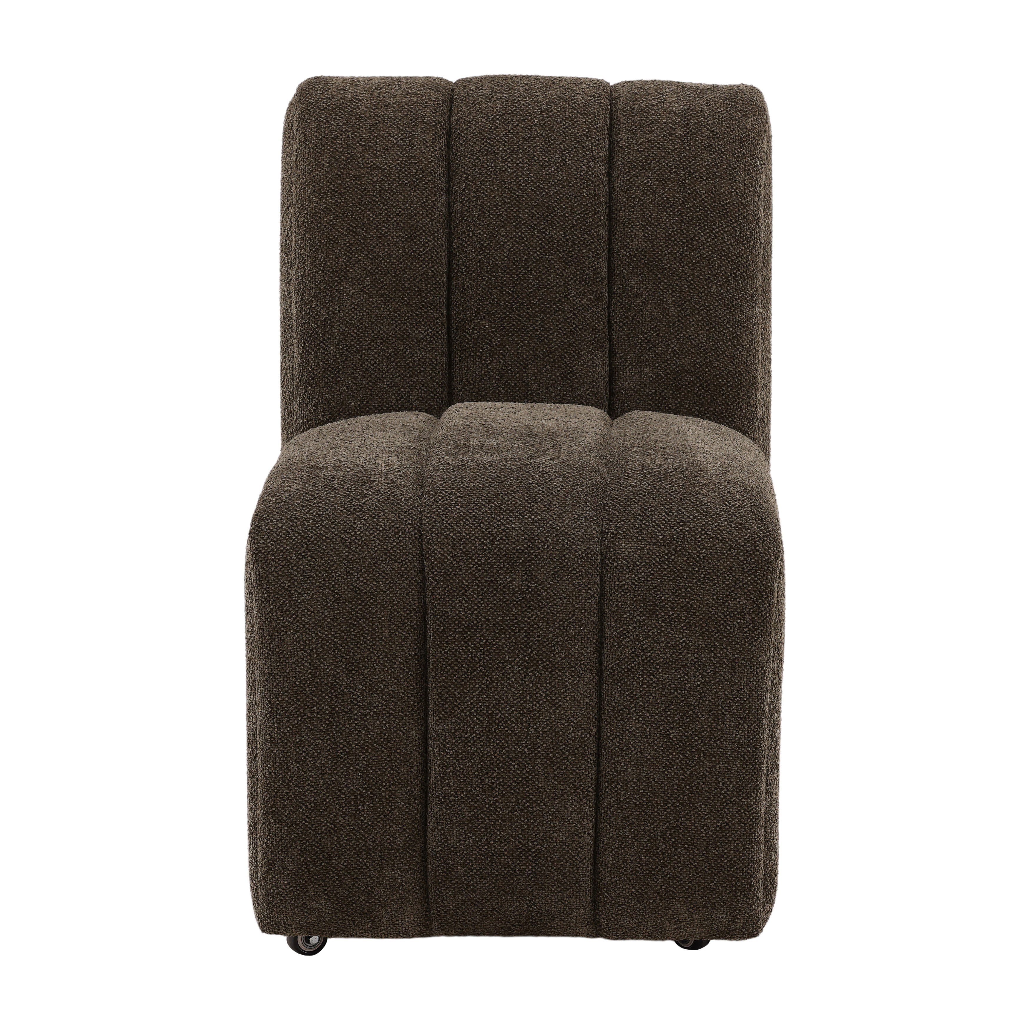 Marvin Dining Chair Olive, by Dovetail, 18.5" width x 33.75" height x 24" depth View 2