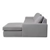 Thomas Right Sectional Grey, Sectional Sofa by Moe's Home, 125" width x 36" height x 41" depth thumbnail 4