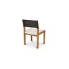 Carol Dining Chair Deep Brown Leather Set Of Two, by Moe's Home, 21.6" width x 32" height x 19.5" depth thumbnail 3