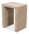 *Stacked Side Table, Stone Grey, Side & End Table by Sarreid, 20" length x 16" width x 24" height thumbnail 1