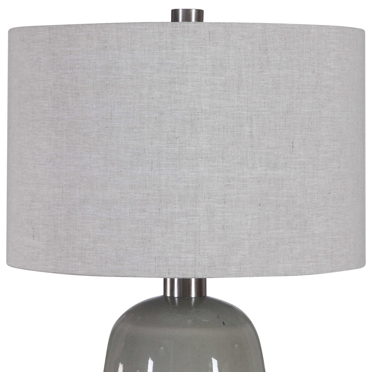 Maggie Ceramic Table Lamp, by Uttermost, 16" width x 30.25" height x 16" depth View 6