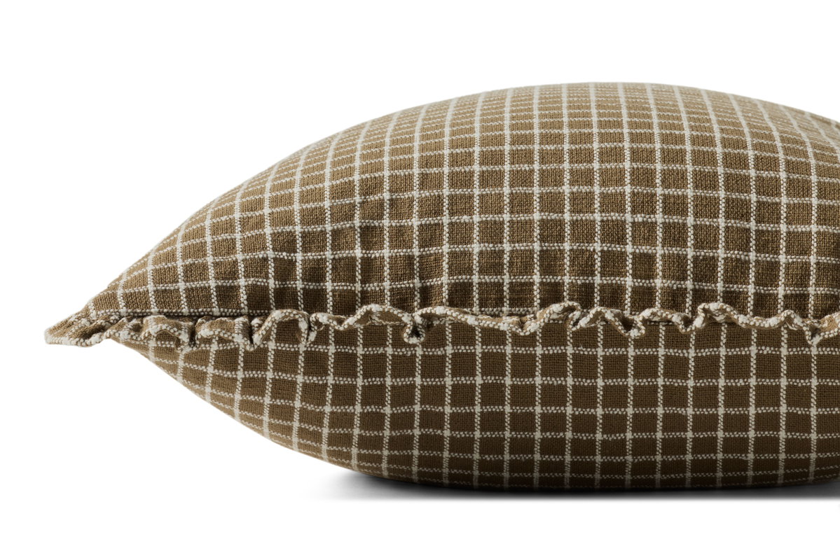 Chris Loves Julia x Loloi Dinah Pillow, Decorative Pillow, 18" length x 18" width View 3