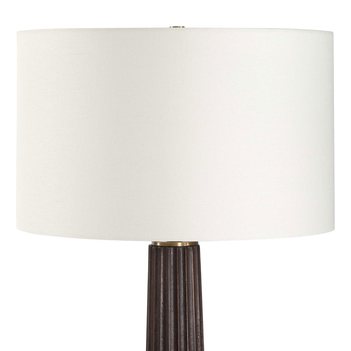 Forage Dark Oak Floor Lamp, by Uttermost, 18" width x 62.5" height x 18" depth View 5