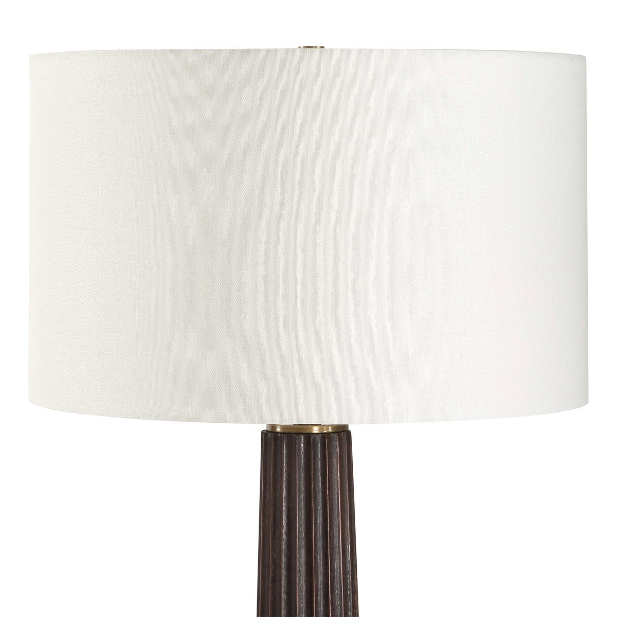 Forage Dark Oak Floor Lamp, by Uttermost, 18" width x 62.5" height x 18" depth View 5