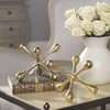Harlan Brass Objects Set/2, Tabletop Decor by Uttermost, 6.5" width x 5.5" height x 6.5" depth thumbnail 3