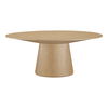 Otago Oval Dining Table Natural Oak thumbnail 0