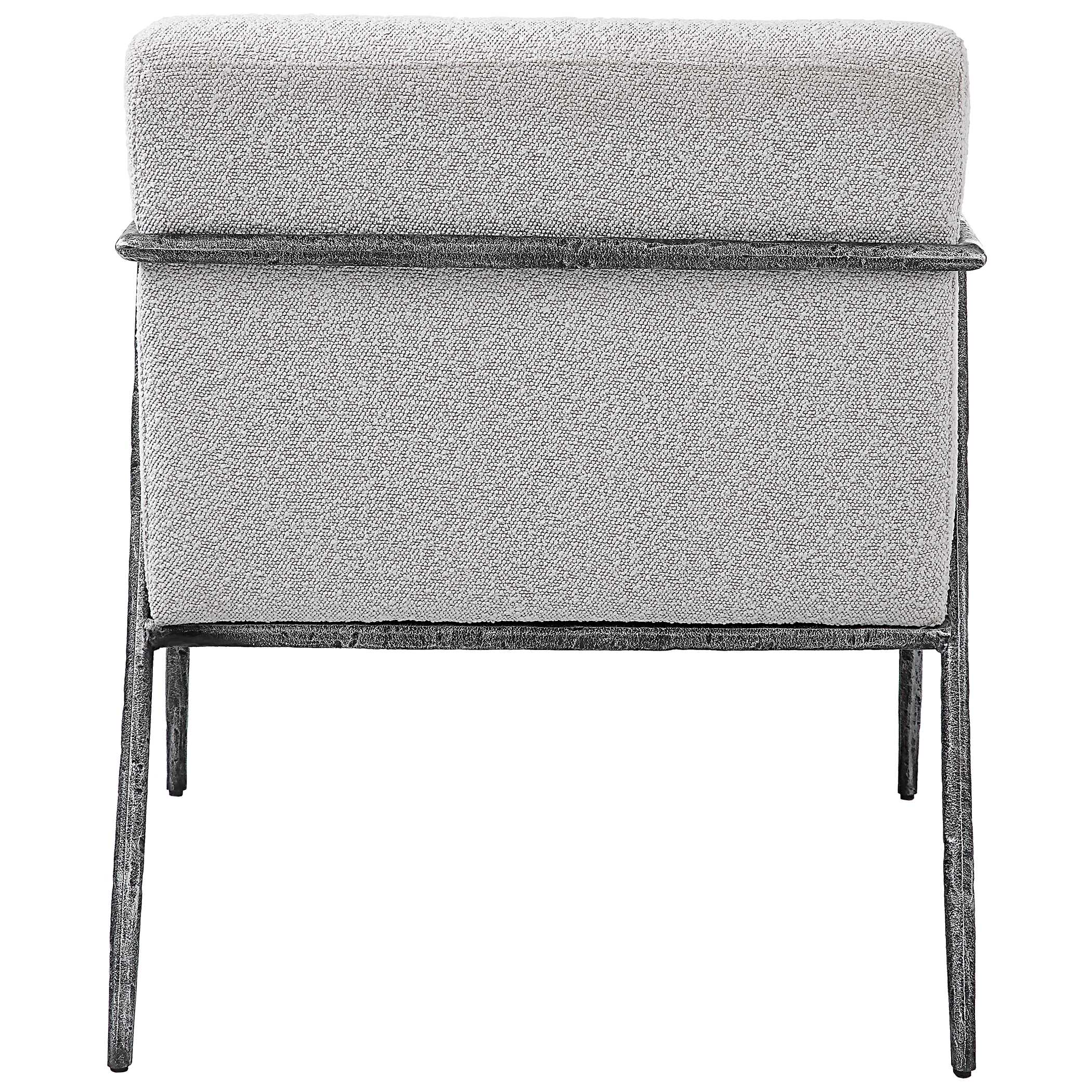 Brisbane Light Gray Accent Chair, Furniture by Uttermost, 27" width x 30" height x 30" depth View 7