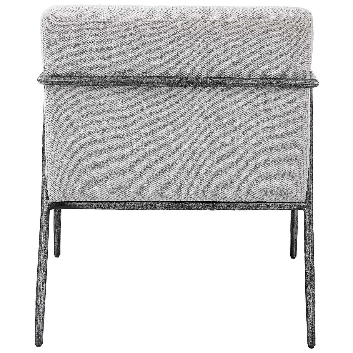 Brisbane Light Gray Accent Chair, by Uttermost, 27" width x 30" height x 30" depth View 7