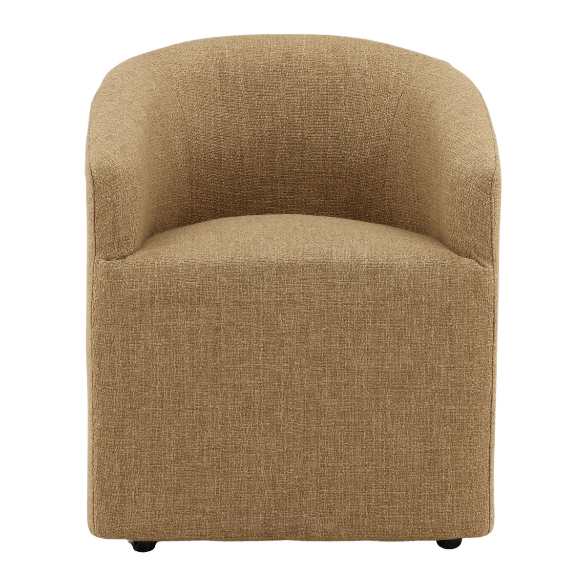 Breana Dining Chair Camel, by Dovetail, 25.78" width x 30.5" height x 25.78" depth View 2