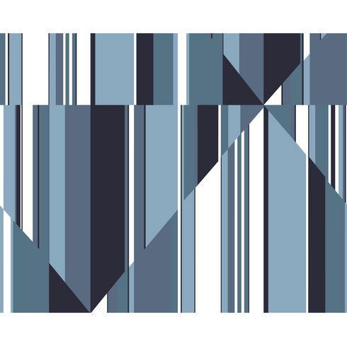 Pinwheel Stripe Blue Wall Mural