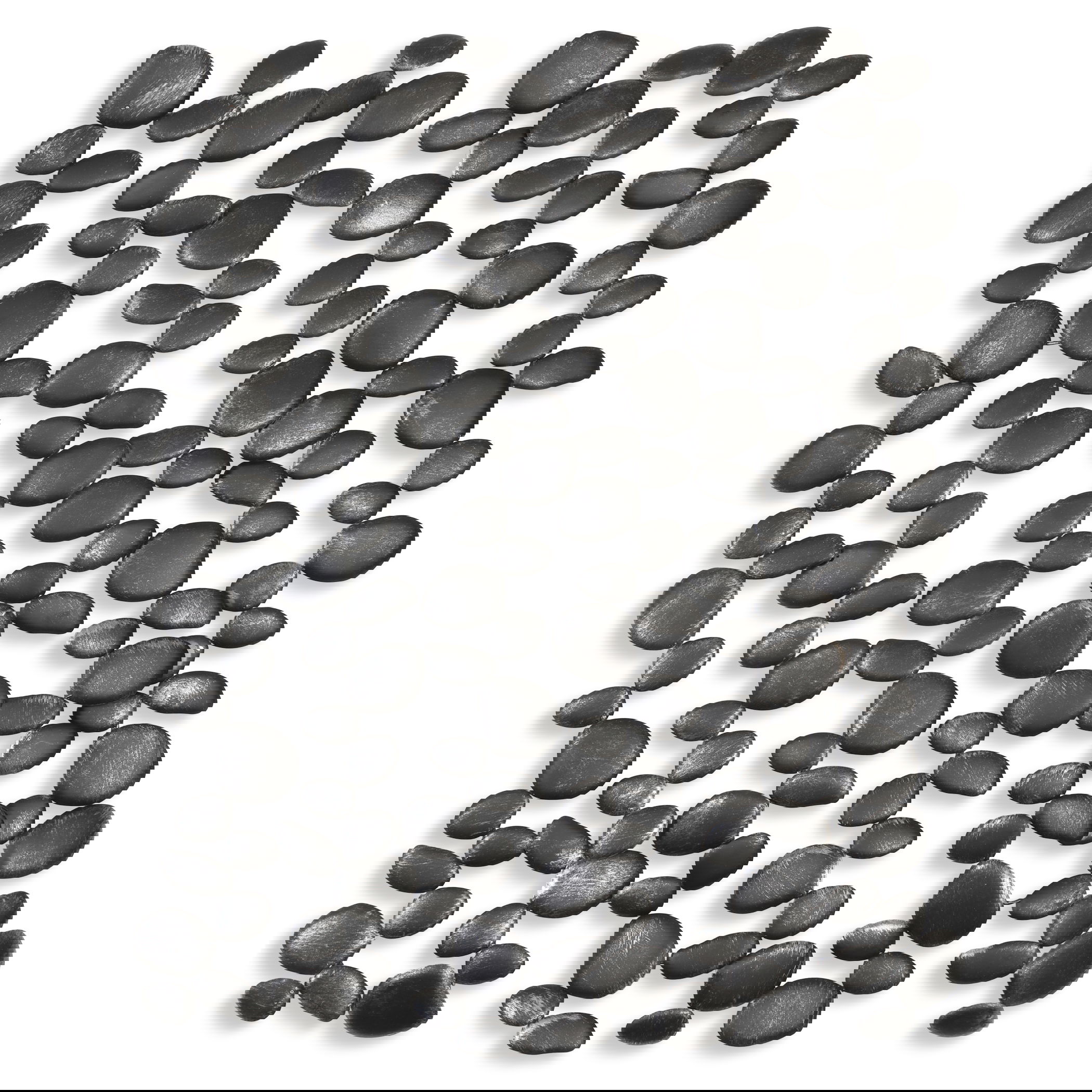 Skipping Stones Forged Iron Wall Art large image 