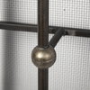 Newcomb 7x53.5 Gold/Black Metal Meshed Rectangular Wall Sconce, by Mercana, 7" length x 10" width x 53.5" height thumbnail 5