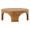Paulette Coffee Table Burl, by Dovetail, 39" width x 15.25" height x 39" depth thumbnail 2