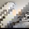 Lennox Black Scalloped Corner Mirror thumbnail 3