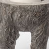 Pan Small Gray Ceramic Hoofed Table Candle Holder thumbnail 3
