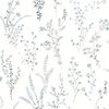 Wildflower Sprigs Blue & Green Wallpaper thumbnail 0