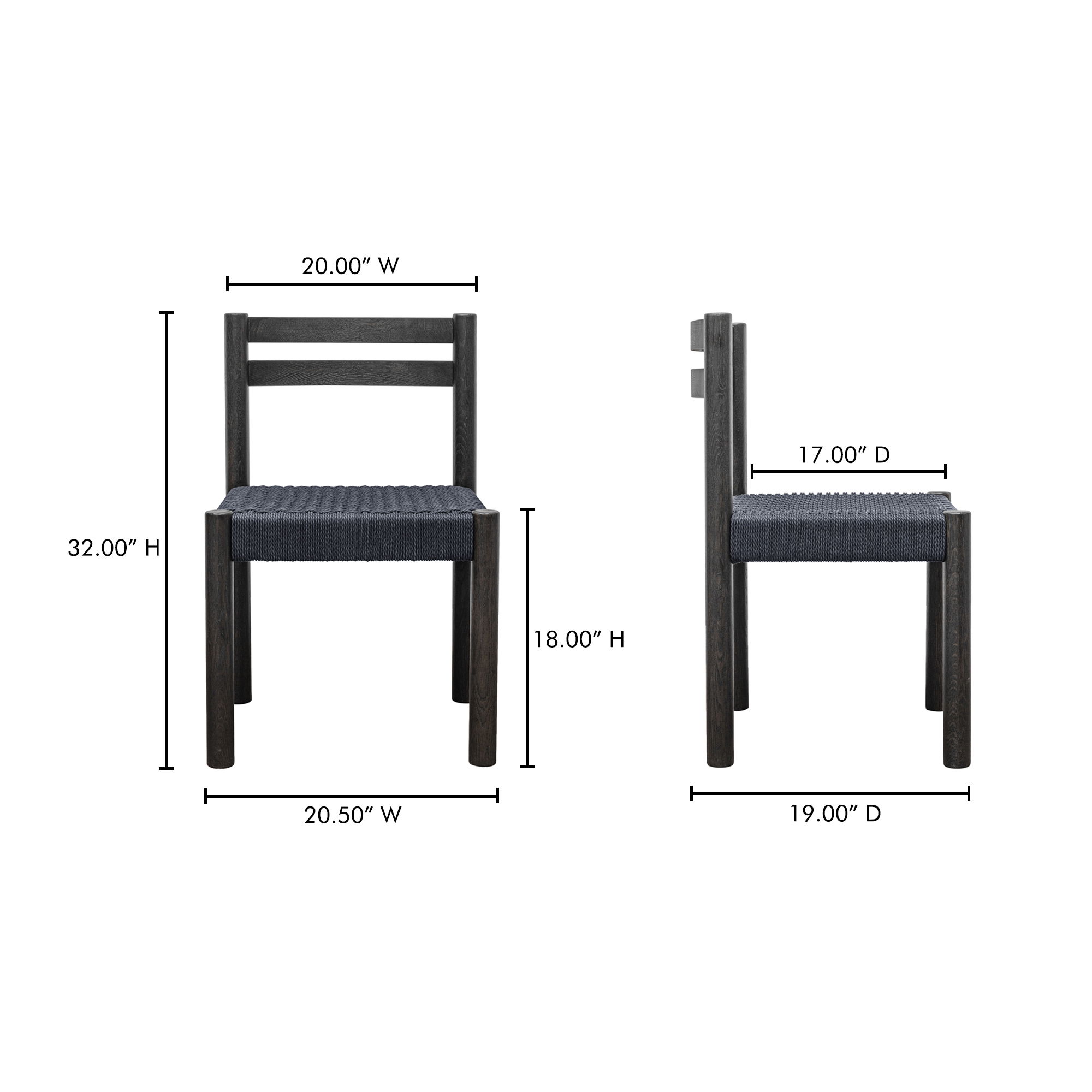Finn Dining Chair Black–set Of Two large image 