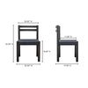 Finn Dining Chair Black–set Of Two thumbnail 9