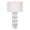 Band Together Crystal & Wood Table Lamp thumbnail 0