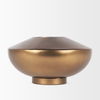Quiana Large Gold Metal Vase, by Mercana, 10.5" length x 10.5" width x 6" height thumbnail 6