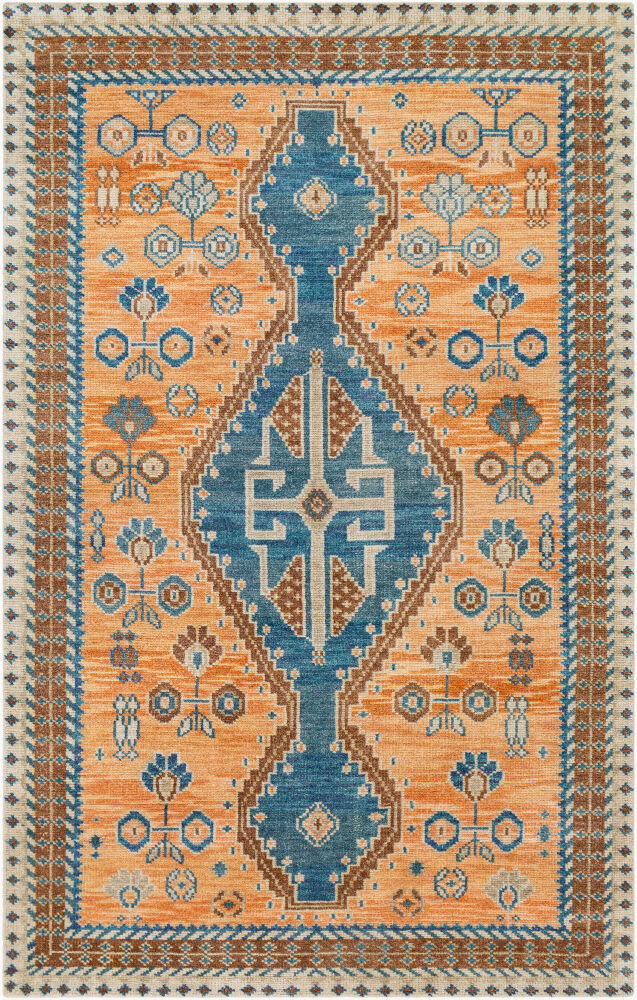 Milas Handmade Rug, by Surya, 7'6" length x 5' width