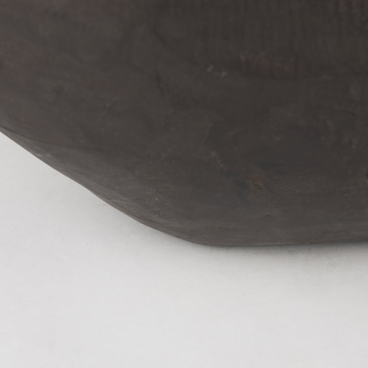Athena Extra Large Oblong Black-Brown Reclaimed Wood Bowl, Decorative Bowl by Mercana, 26" length x 10" width x 7" height View 12