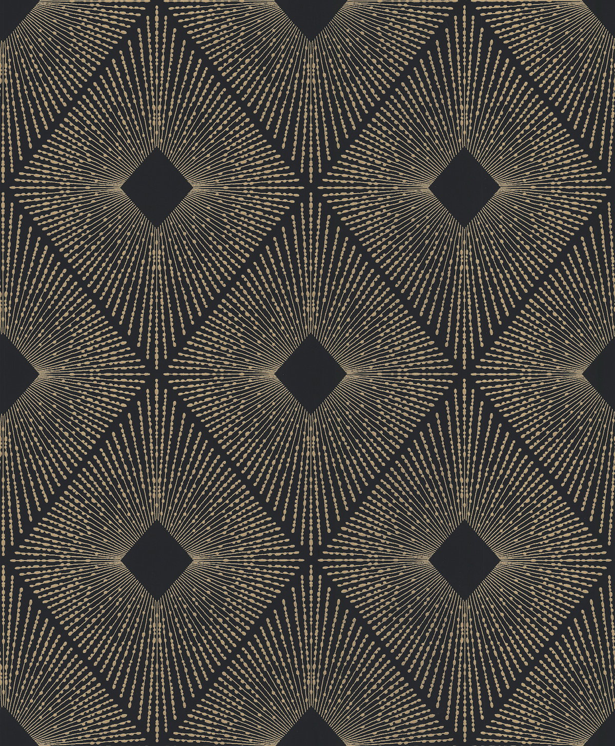 Harlowe Black & Gold Wallpaper, by York Wall, 32'9.6" length x 1'8.8" width x 0.02" depth