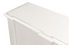 Crested Wall Cabinet White/White Finish thumbnail 9