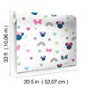 Disney Minnie Mouse Rainbow Pink Wallpaper, by York Wall, 33' length x 1'8.5" width x 0.02" depth thumbnail 7
