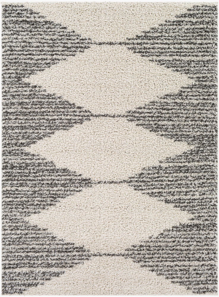 Taza Shag Machine Woven Rug, by Surya, 6'11.86" length x 5'2.99" width