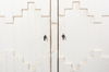 Aztec Sideboard On Stand, Whitewash, Cabinets & Sideboard by Sarreid, 80" length x 21" width x 35" height thumbnail 7