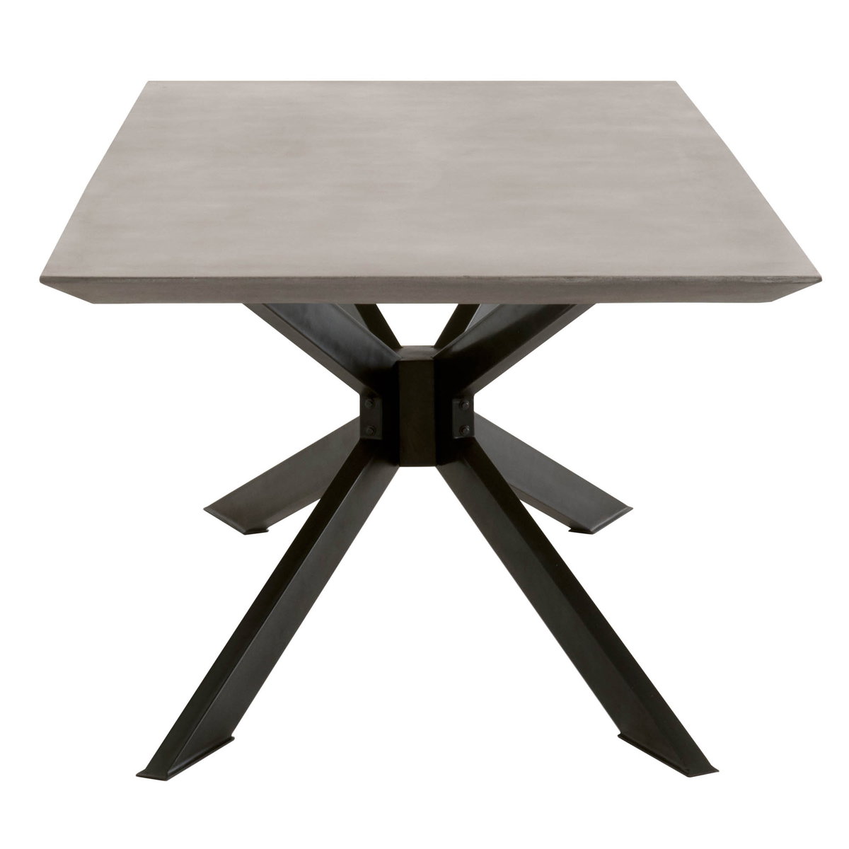 Industry Rectangle Dining Table, by Essentials for Living, 87" width x 30" height x 39.5" depth View 3