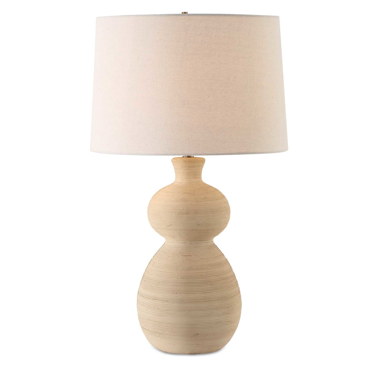 Pueblo Fired Clay Table Lamp, by Uttermost, 1'5" width x 2'4" height x 1'5" depth View 1