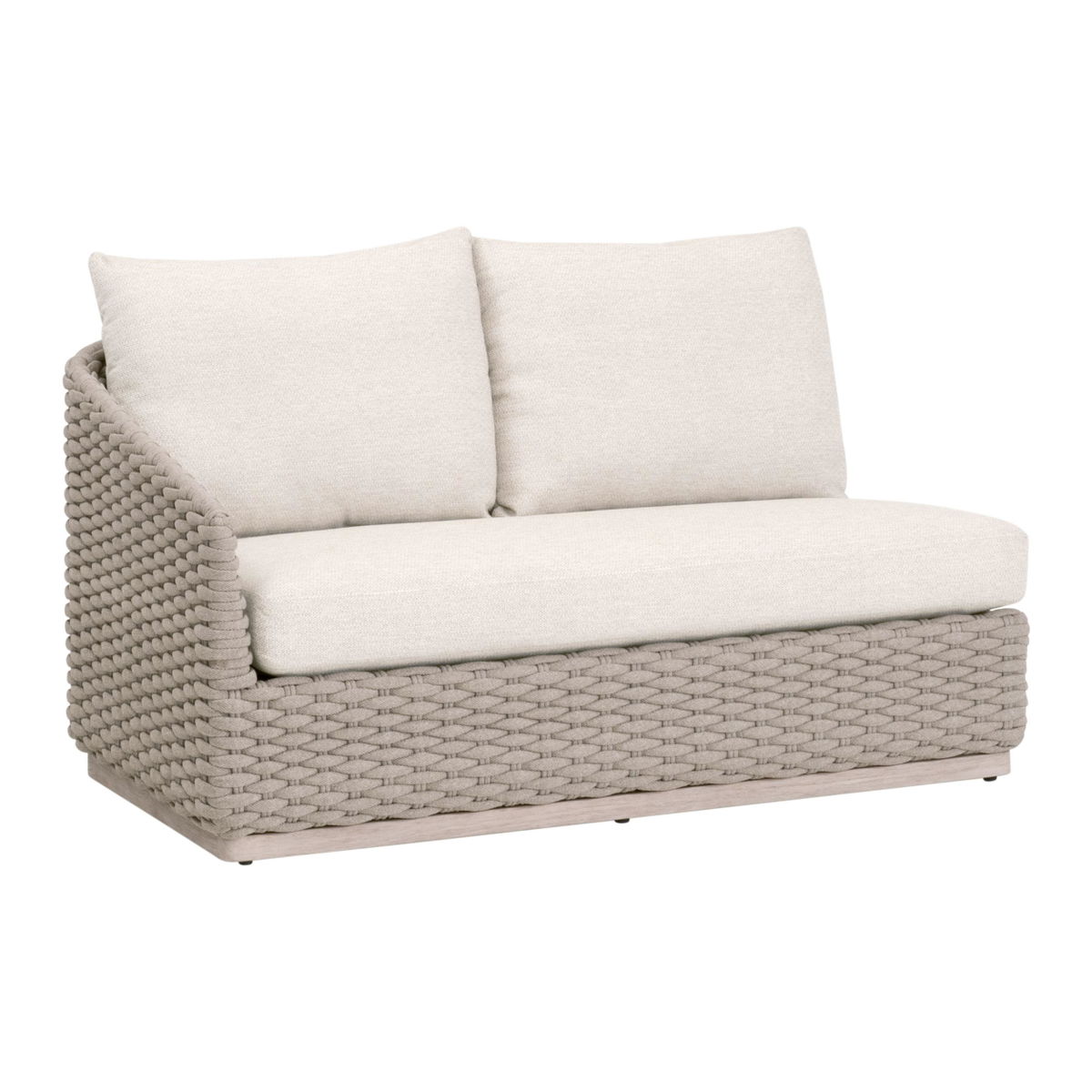 Caspian Outdoor Modular Left Facing 1-Arm Sofa, Seating by Essentials for Living, 58" width x 36" height x 36" depth View 2