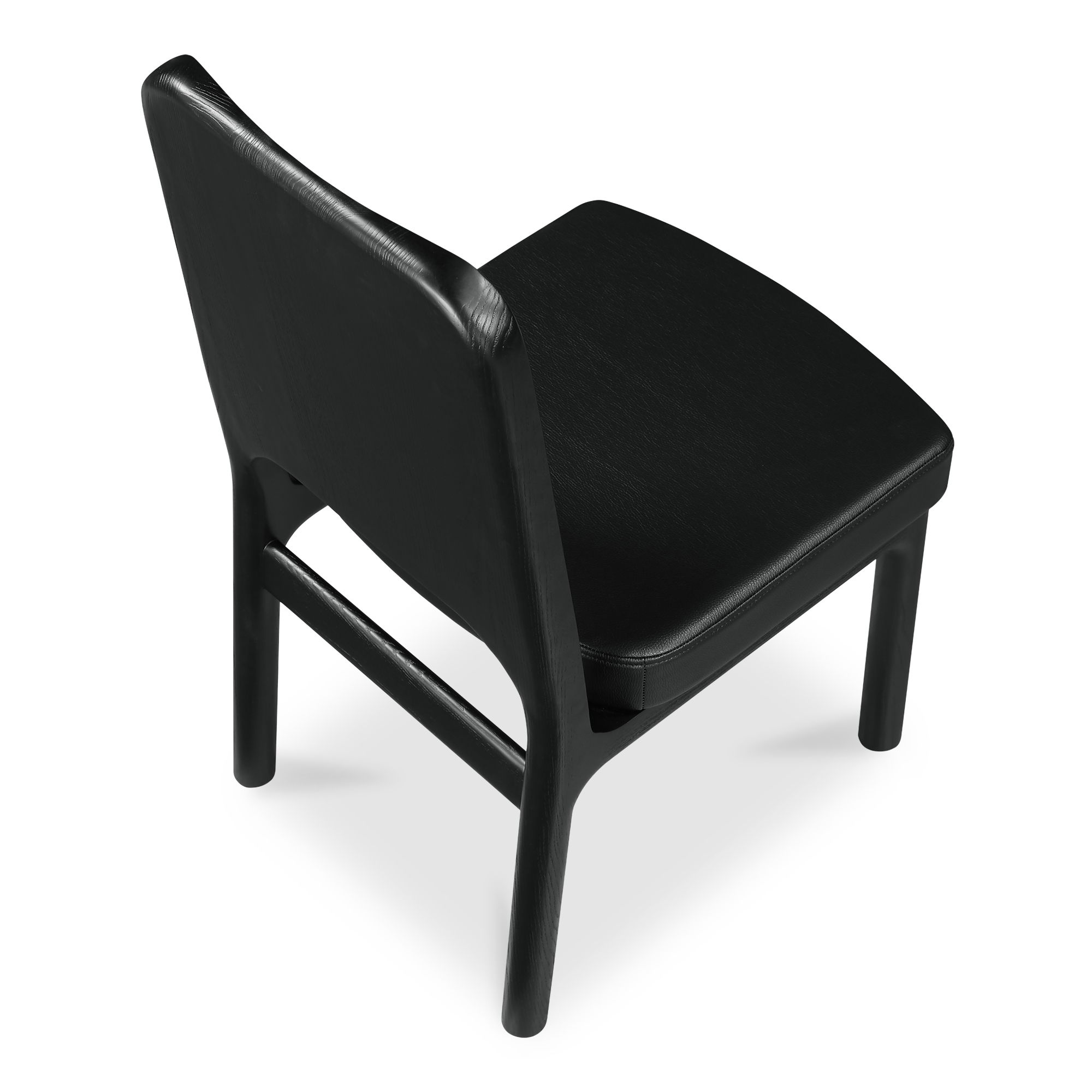 Kerr Dining Chair Vegan Leather Black-set Of Two large image 