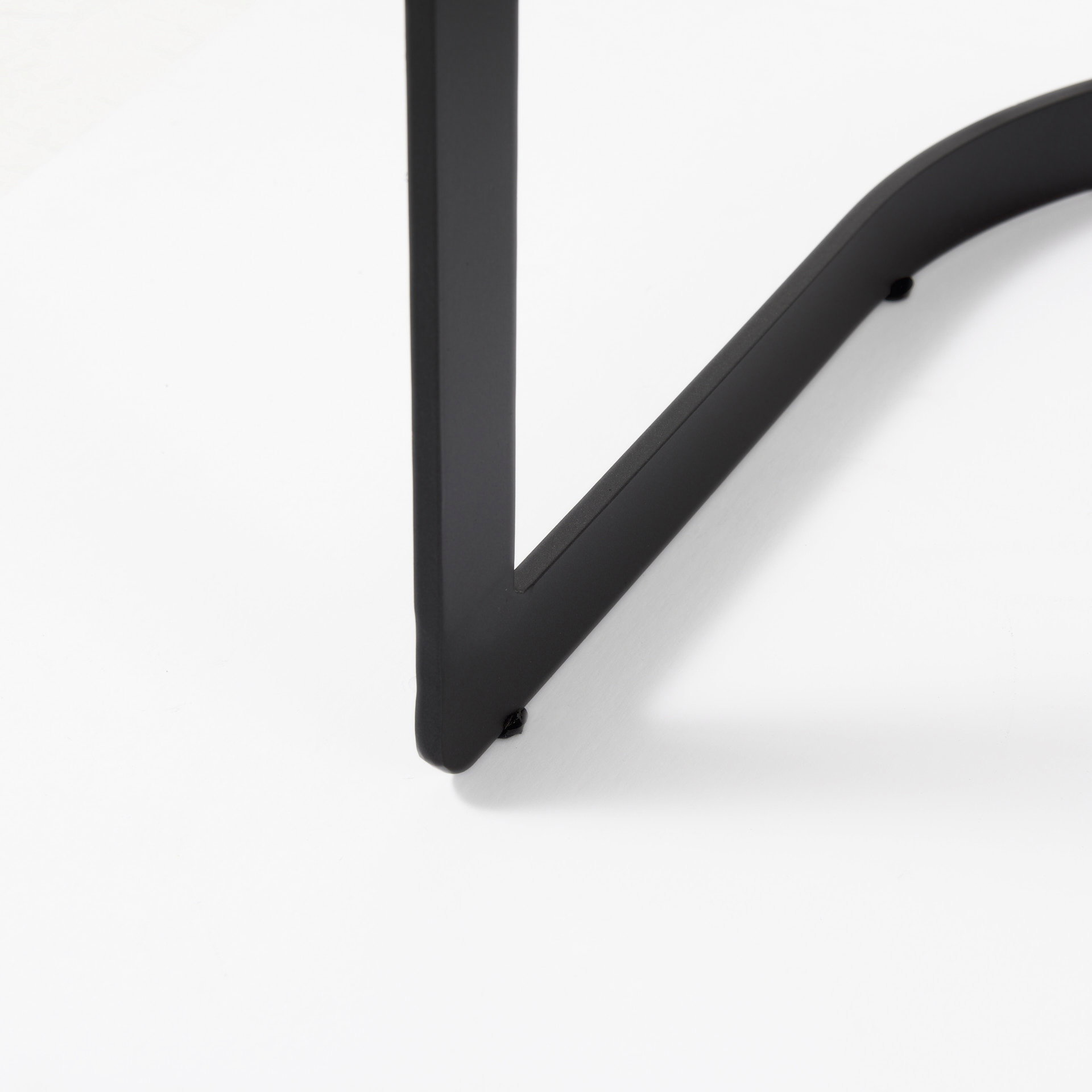 Hollyfield II Gray Fabric Seat with Gray Iron Frame Dining Chair, by Mercana, 20.47" length x 21.5" width x 29.53" height View 12