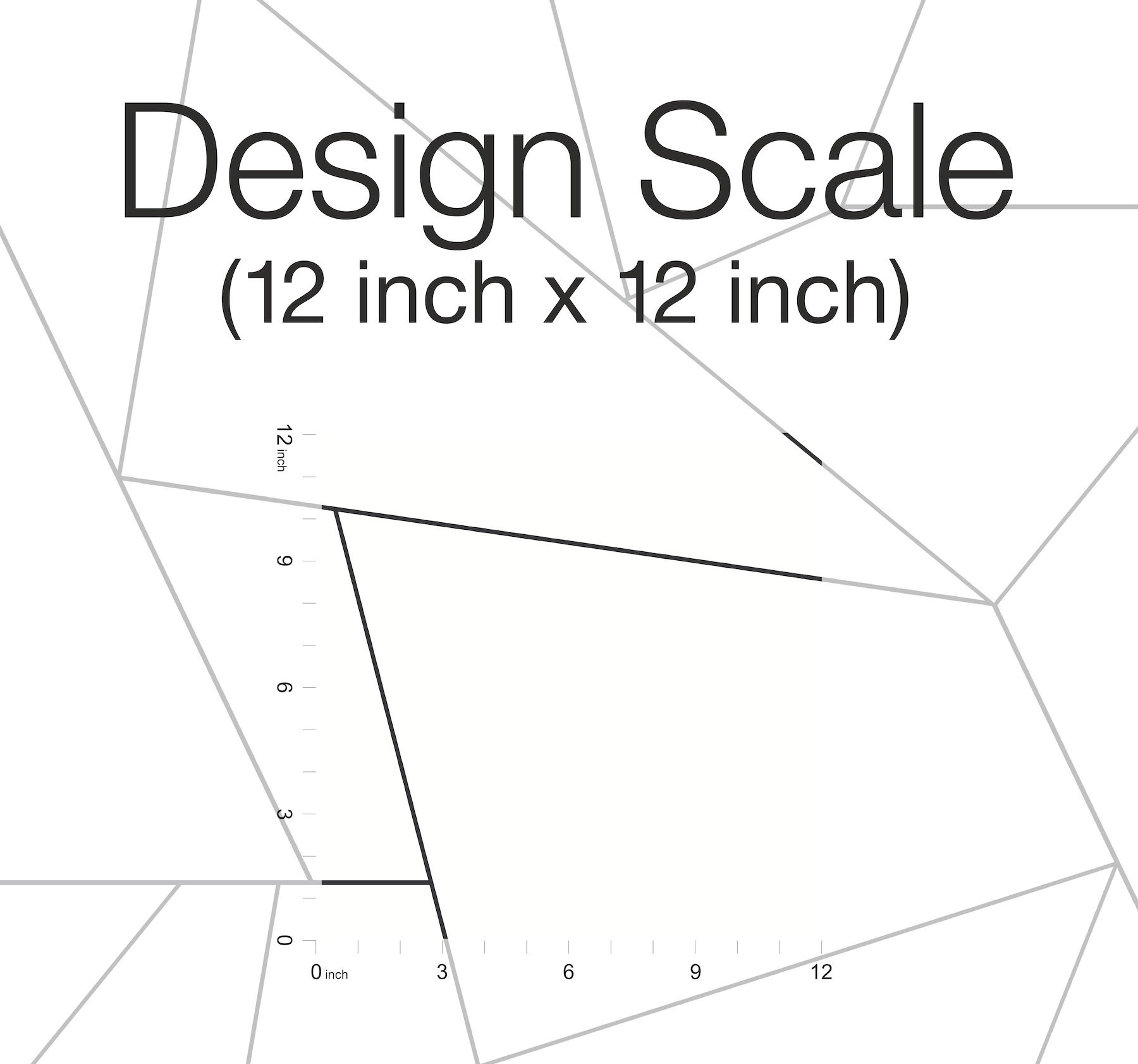 Fractured Prism Black Peel & Stick Wallpaper large image 