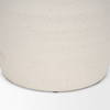 Tyrus Large Textured Matte White with Speckling Ceramic Vase, by Mercana, 9.44" length x 9.05" width x 15.35" height thumbnail 12