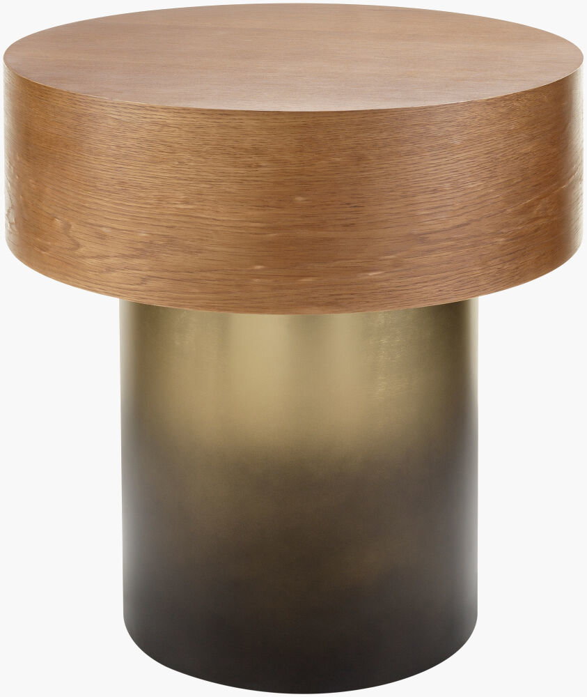 Russula End Table, Side & End Table by Surya, 22" width x 22" height