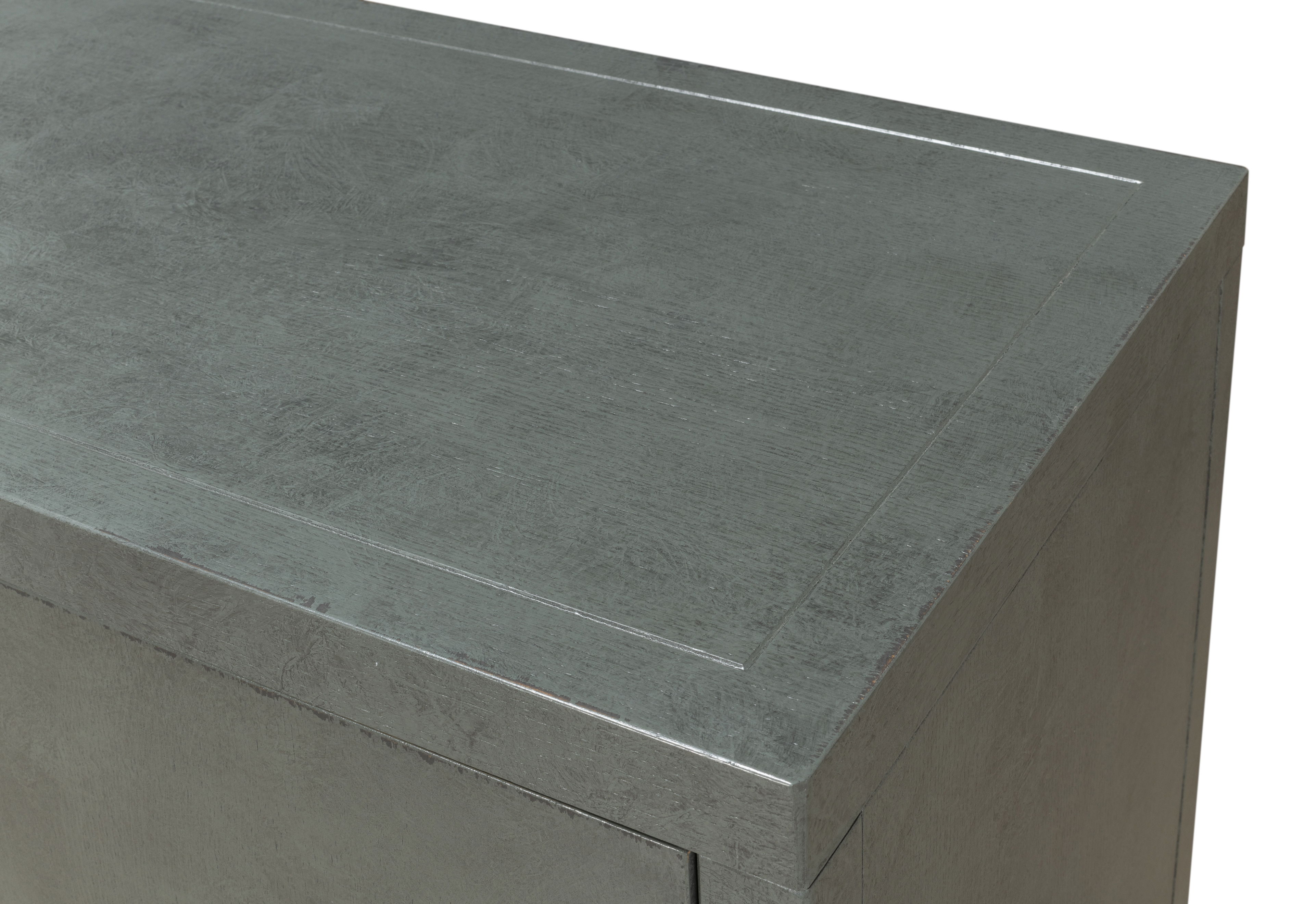 Blanco 4 Door Buffet, Stone Grey large image 