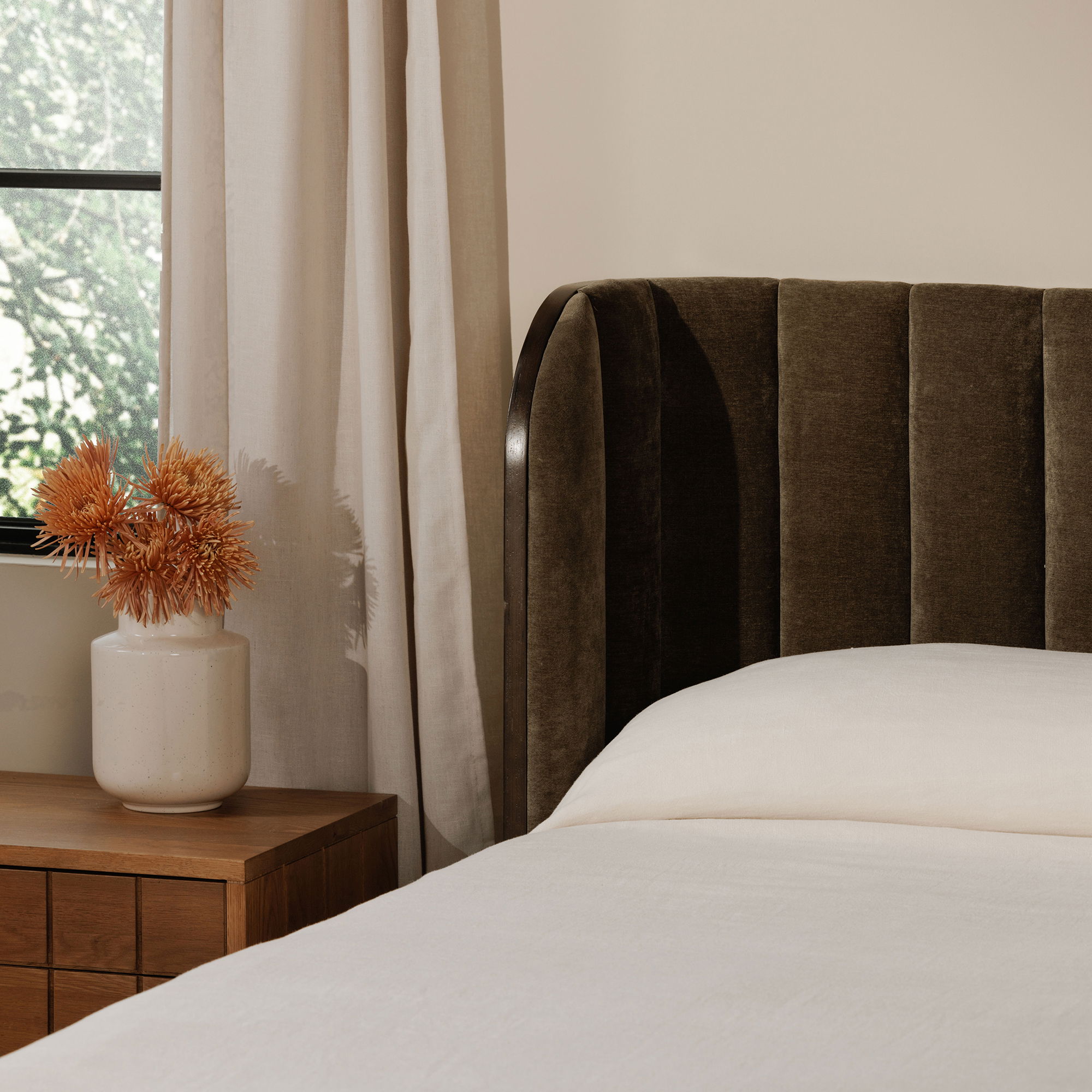 Scarlette Queen Bed Cedar Green large image 