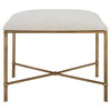 Avenham Small Gold Framed Bench thumbnail 0