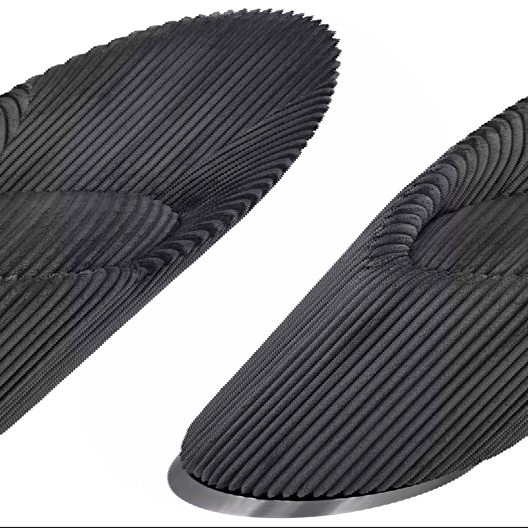 Crue Gray Fabric Swivel Chair, Furniture by Uttermost, 29.2" width x 32" height x 31" depth View 1